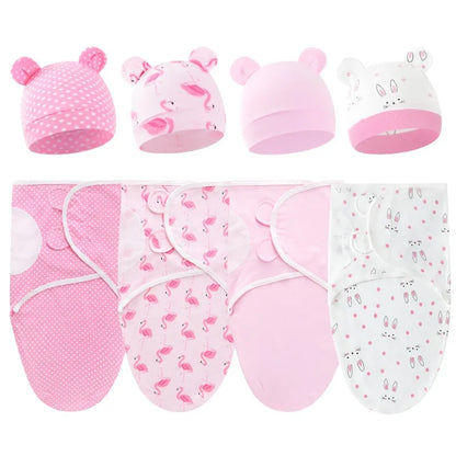 Bébé lange d'emmaillotage doux cocon bébé couvertures nouveau-né lange d'emmaillotage chaud coton bébé literie couverture