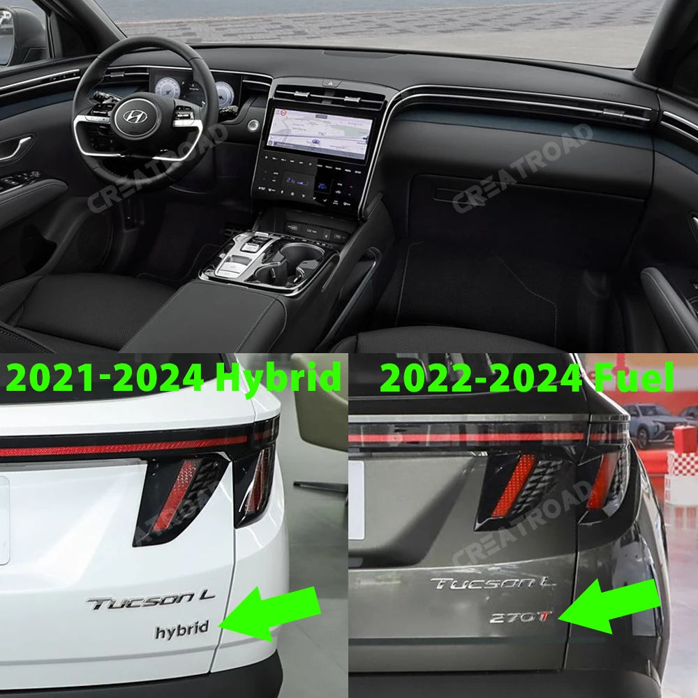 Tapis de sol de voiture personnalisé, couverture de tapis automobile, accessoires d'intérieur, pour Hyundai Tucson L (Turbo hybride/carburant) 2021 2022 2023 2024