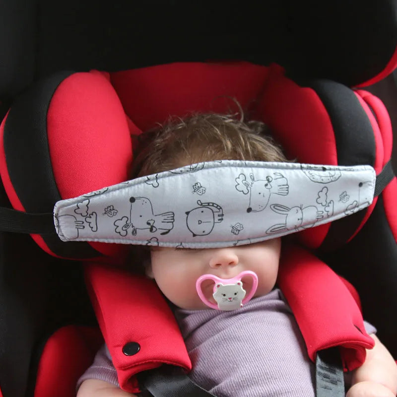 Support de tête de siège de voiture pour bébé, ceinture de fixation réglable pour garçon et fille, positionneur de sommeil, oreiller de sécurité pour bébé, protection de tête pour bébé