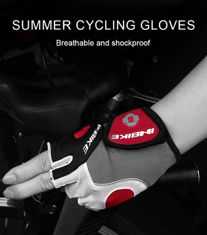 INBIKE antichoc GEL Pad gants de cyclisme demi doigt gants de Sport hommes femmes été vélo gymnase Fitness gants vtt gants IF239