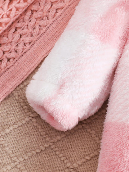 Barboteuse à carreaux pour bébés garçons et filles, combinaison à capuche et manches longues en peluche, vêtements chauds d'hiver pour tout-petits garçons de 3 à 24 mois