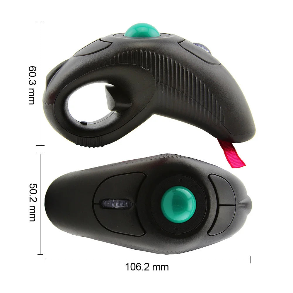 Souris Laser portable ergonomique, commande au pouce, sans fil, optique, filaire, USB, pour ordinateur portable et PC, nouvelle collection