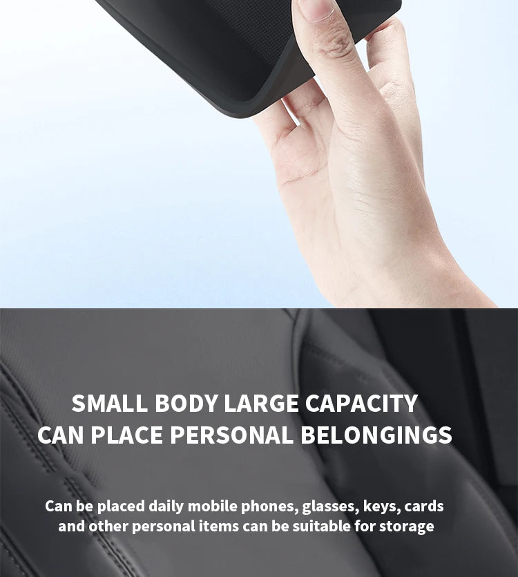 Boîte de rangement d'accoudoir Central pour Tesla modèle Y/3/3, étui de rangement pour lunettes de voiture Highland, accessoire multifonctionnel pour téléphone, nouveauté 2024