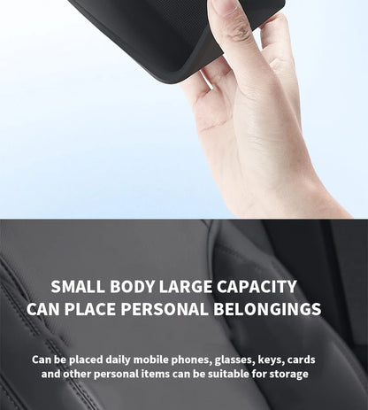 Boîte de rangement d'accoudoir Central pour Tesla modèle Y/3/3, étui de rangement pour lunettes de voiture Highland, accessoire multifonctionnel pour téléphone, nouveauté 2024