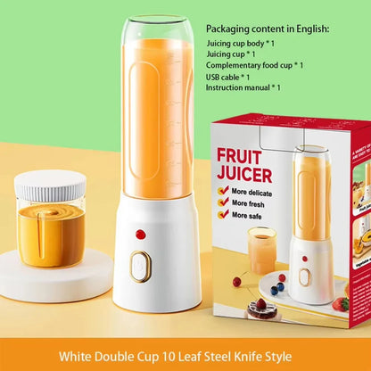 Presse-agrumes Portable, mélangeur de Smoothie, presse-fruits domestique, presse-agrumes Rechargeable par USB, outils de cuisine adaptés au Camping pique-nique.