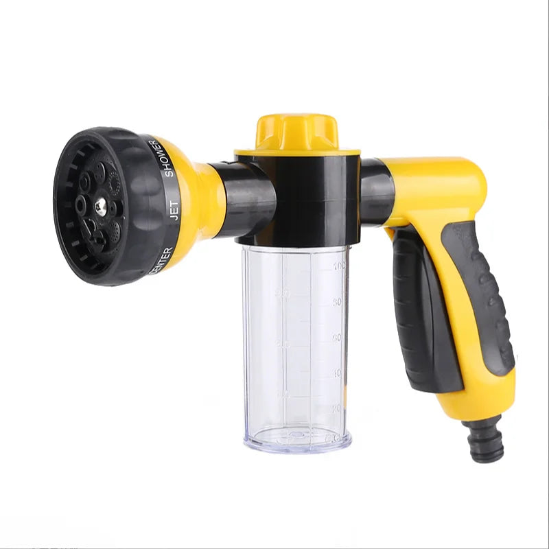 Buse de pulvérisation à haute pression, tuyau, pistolet de douche pour chien, 3 modes réglables, lavage des animaux domestiques, bain de nettoyage, mousse d'eau, savon, outil de nettoyage pour chien