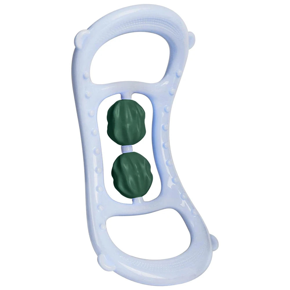 Masseur de jambes multifonctionnel à 12 roues, rouleau de Massage à couverture complète pour bras, taille, Relaxation musculaire des jambes, Machine de Massage manuelle