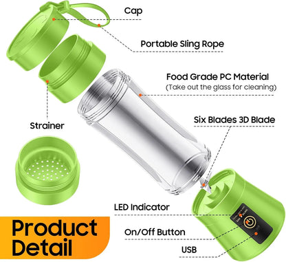 Presse-agrumes électrique Mini mélangeur Portable mélangeurs de fruits extracteurs de fruits multifonction fabricant de jus Machine mélangeur Smoothies mélangeur
