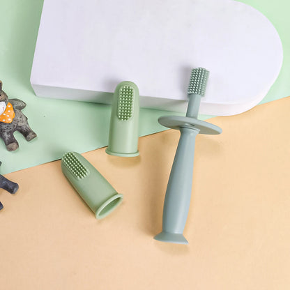 TYRY.HU 3 pièces brosse à dents pour bébé brosse à dents de nettoyage doux pour enfants sans BPA soins de santé bucco-dentaire pour bébé protection douce bébé