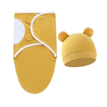 Bébé lange d'emmaillotage doux cocon bébé couvertures nouveau-né lange d'emmaillotage chaud coton bébé literie couverture