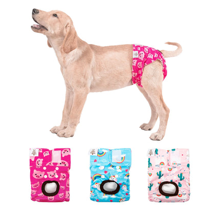 (3 pièces par paquet) couches pour chien femelle CuteBone couches réutilisables pour période de chien couches lavables pour chien femme pour Cycle de chaleur