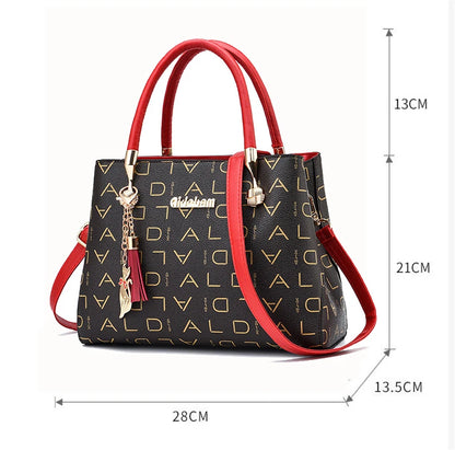 Sacs à bandoulière décontractés en cuir PU pour femmes, sac à main fourre-tout de luxe pour dames, grande capacité, sac initié au voyage