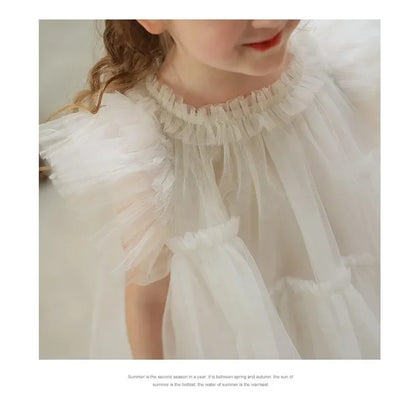 Robe d'été pour bébé fille, tenue de fête d'anniversaire, tutu