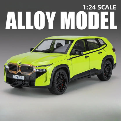 1/24 les modèles de voitures en alliage XM jouet moulé sous pression véhicules tout-terrain avec son léger fonction de traction SUV voiture jouets pour enfants garçons cadeaux