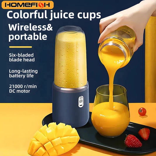 Mélangeur électrique portable multifonction, mélangeur de jus, mélangeur de jus frais, mélangeur Smunvétérans wn, tasse à glace, robot culinaire, 6 phpopularité