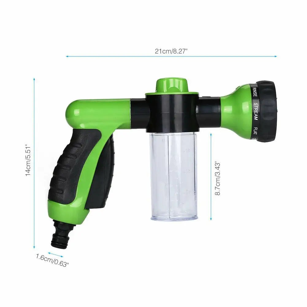 Buse de pulvérisation à haute pression, tuyau, pistolet de douche pour chien, 3 modes réglables, lavage des animaux domestiques, bain de nettoyage, mousse d'eau, savon, outil de nettoyage pour chien