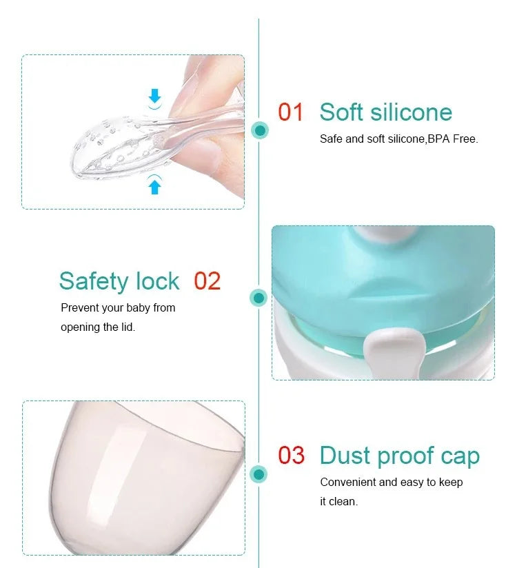 3 en 1 sac nouveau-né bébé aliments frais mangeoire Silicone anneau de dentition jouet mangeoire à fruits sucette formation manger fruits meulage bâton mignon