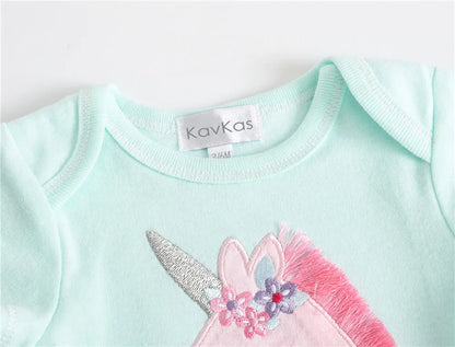 Vêtements Pour bébés filles, 3 pièces/lot, Body en coton à manches courtes pour filles de 0 à 12 mois, vêtements pour nouveau-nés garçons et tout-petits