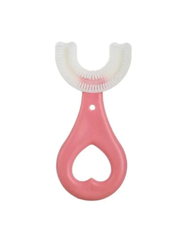 Brosse à dents en Silicone pour bébé, 360 degrés, en forme de U, anneaux de dentition, brosse pour bébé, soins buccaux, nettoyage