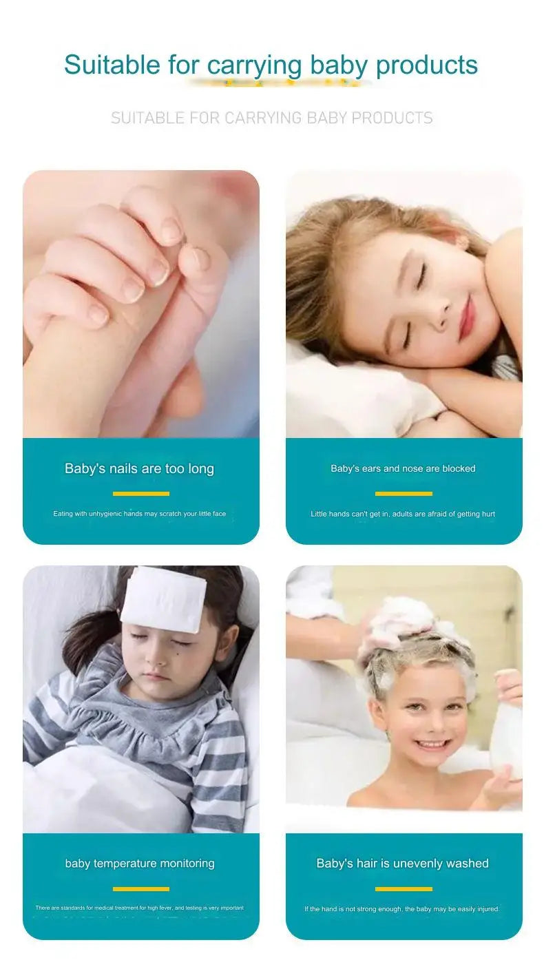 8 pièces/ensemble peigne nez inhalateur EVA paquet ensemble de soins Coisas Para Bebê 13 pièces mignon nouveau-né bébé multifonctionnel bébé coupe-ongles 8