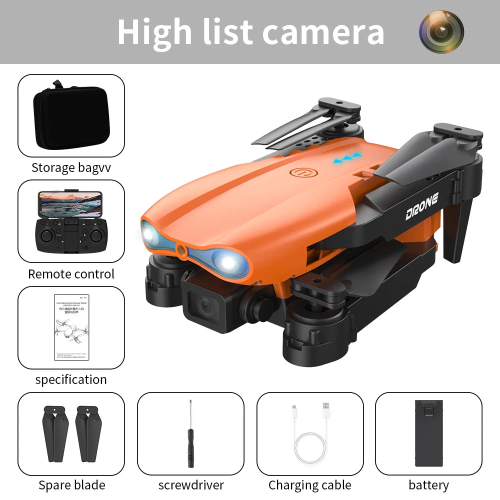 Drone professionnel E99Pro avec caméra pour touristes, 4K, WIFI, flux optique, fpv, évitement d'obstacles, photographie aérienne, quadrirotor