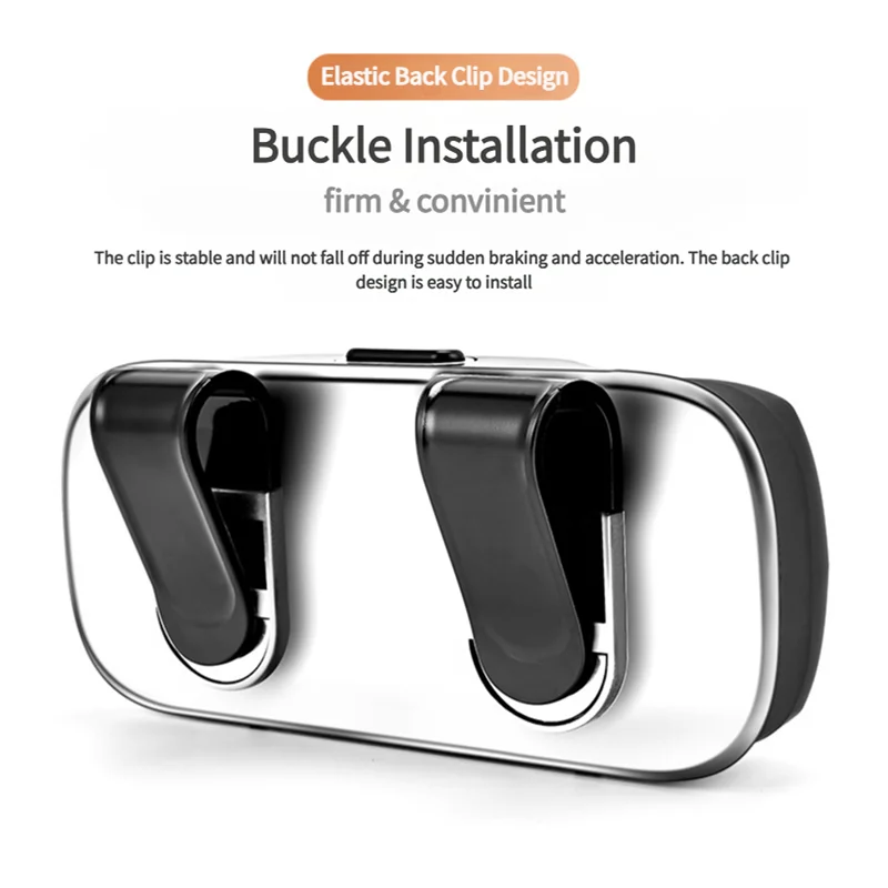 Étui à lunettes pour visière de voiture, ABS de qualité supérieure, flocage intérieur de lunettes de soleil, organisateur, mallette de rangement, boîte de Protection anti-rayures pour lunettes