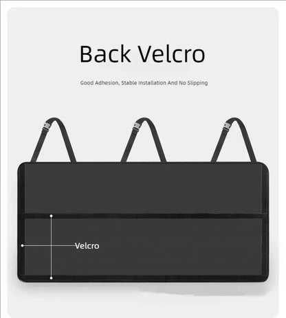 Sac de rangement pour coffre de voiture, sac suspendu pour dossier de siège de voiture SUV, sac de rangement multifonctionnel en maille, articles de rangement pour intérieur de voiture