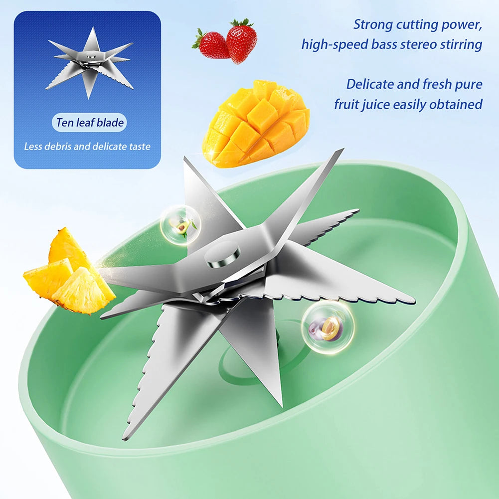 Presse-agrumes électrique Portable, mélangeur de fruits, tasse à remuer, bouteille de fabrication rapide pour Smoothie de grande capacité, Production de jus appropriée