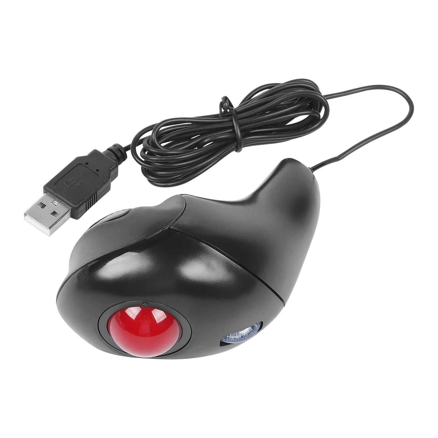 Souris Laser portable ergonomique, commande au pouce, sans fil, optique, filaire, USB, pour ordinateur portable et PC, nouvelle collection