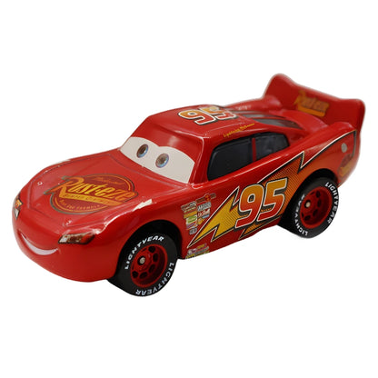 Disney Pixar-Voitures Rains Mcqueen Mack UnmunCollection pour enfants, véhicules moulés sous pression, modèle de jouet en alliage, cadeau, 3 jouets, 1:55