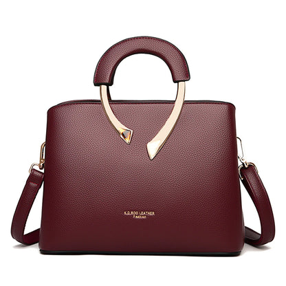 VANDERWAH véritable haute qualité en cuir fourre-tout décontracté sacs à main de luxe femmes sacs concepteur épaule sacs à bandoulière pour les femmes 2024