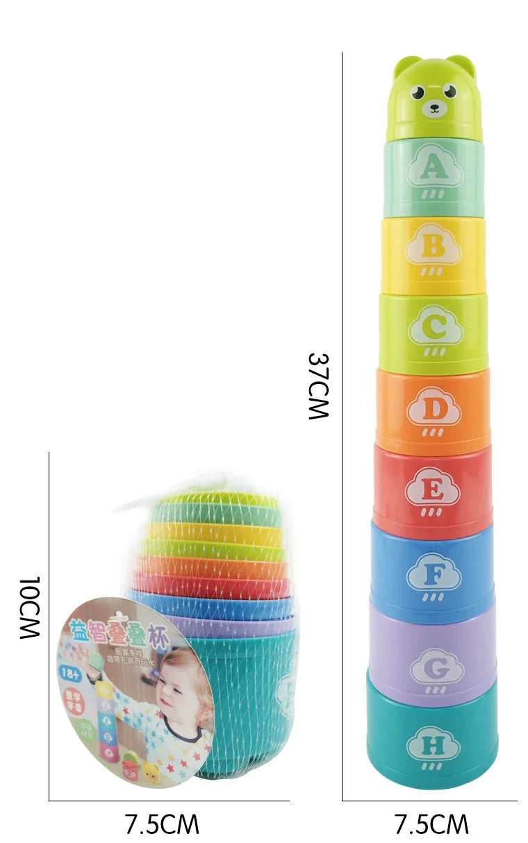 Enfant cerveau réponse bataille pli tasse main vitesse compétition pli tasse bébé pile jeu éducation précoce Puzzle Train jeux de société jouet