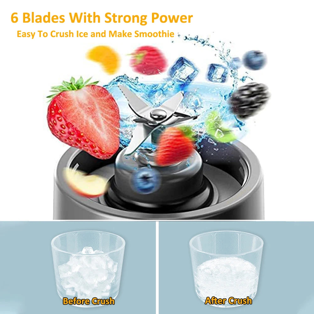 Mini mixeur de fruits électrique portable, mélangeur de jus frais orange, multifonction, aste, portable, centre commercial Ju479, SmUnvétérans wn ie