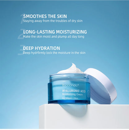 Crème Gel à l'acide hyaluronique, hydratante pour le visage, pour hydrate et lisse, peau Extra sèche, nourrissante, améliore la sécheresse, Lotion pour le visage