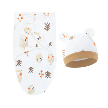 Bébé lange d'emmaillotage doux cocon bébé couvertures nouveau-né lange d'emmaillotage chaud coton bébé literie couverture