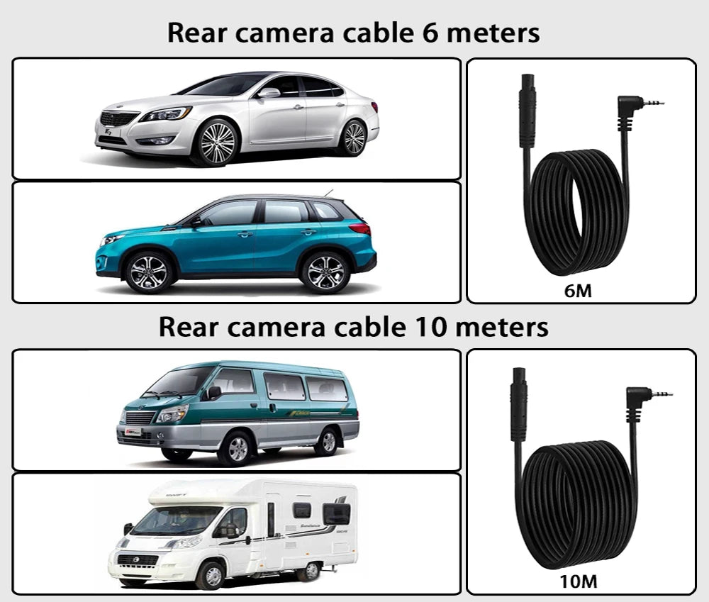 10 "Cam de tableau de bord 4K 3840*2160P voiture Dvr Carplay Android Auto GPS 5G WIFI AUX flux rétroviseur Dashcam caméra lecteur enregistreur FM