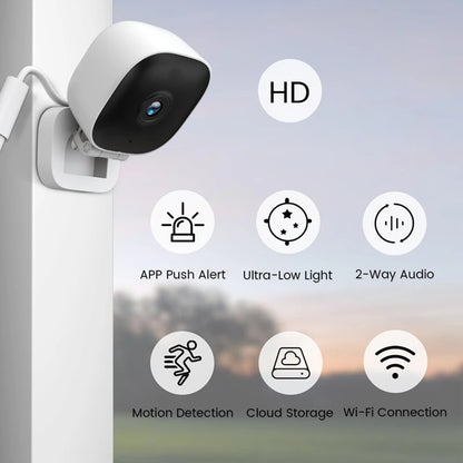 Xiaomi 4K Mini caméra de sécurité couleur Vision nocturne moniteur WiFi IP65 étanche détection de mouvement Surveillance avec Audio bidirectionnel