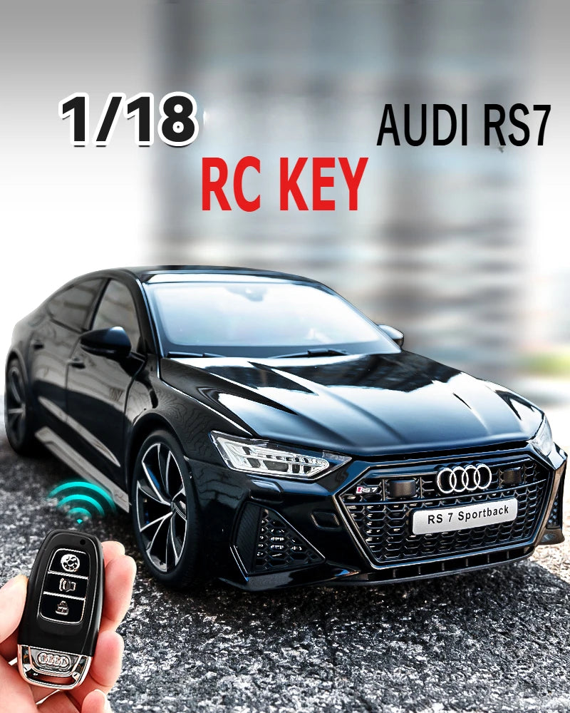 Simulation 1:18 AUDI RS7 Sportback alliage voiture modèle enfants jouet véhicule à collectionner Miniature Voiture décor à la maison cadeau d'anniversaire