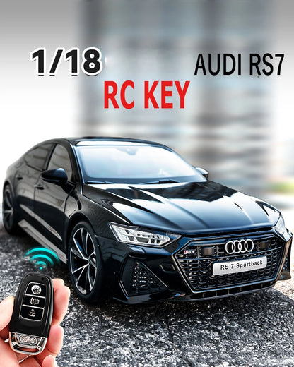 Simulation 1:18 AUDI RS7 Sportback alliage voiture modèle enfants jouet véhicule à collectionner Miniature Voiture décor à la maison cadeau d'anniversaire