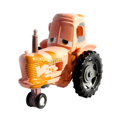 Disney Pixar-Voitures Rains Mcqueen Mack UnmunCollection pour enfants, véhicules moulés sous pression, modèle de jouet en alliage, cadeau, 3 jouets, 1:55