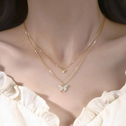 Collier rond à trois couches en argent Sterling 925, chaîne O Simple, pendentif d'amour, cadeau de fête pour femmes, bijoux fins exquis, nouvelle collection