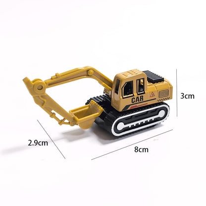 Ensemble de voiture et camion grue, jouets de Parking, véhicule d'ingénierie en alliage, tracteur, pelle, Construction pour garçon, cadeau d'anniversaire pour enfants