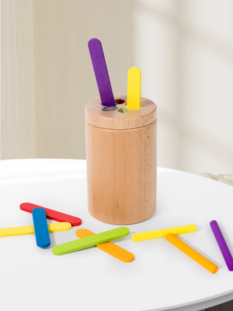 Jouets Montessori en bois, jouets de tri des couleurs, motricité Fine, jeux de correspondance sensorielle, jouets éducatifs pour enfants de 1 à 3 ans, cadeau de 3 ans et plus