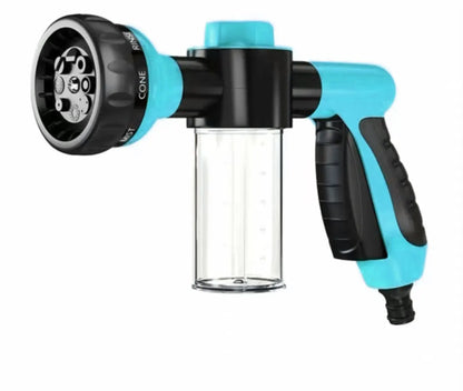 Buse de pulvérisation à haute pression, tuyau, pistolet de douche pour chien, 3 modes réglables, lavage des animaux domestiques, bain de nettoyage, mousse d'eau, savon, outil de nettoyage pour chien