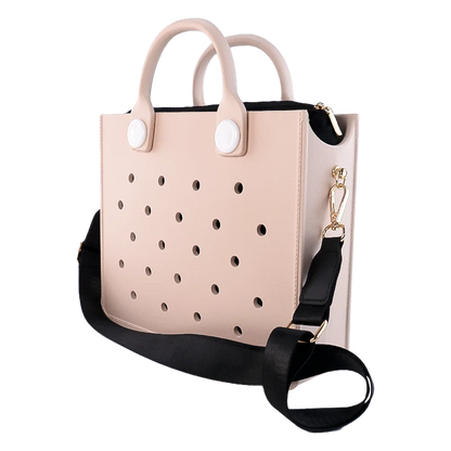 EVA grand sac à bandoulière en cuir sac à main fourre-tout sac de rangement pour femmes décontracté sac de plage étanche trou ajustement charme sac de rangement de mode