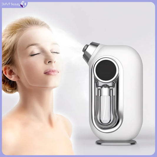 Pulvérisateur de brume hydratant pour la peau du visage, aérographe, nettoyage en profondeur du visage, injecteur d'oxygène, compresseur de brosse à Air sans fil