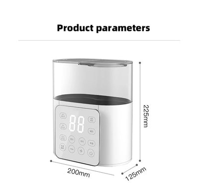 Chauffe-biSantos multifonction pour bébé, accessoires de chauffage rapide, chauffe-lait, arabisateur avec contrôle de la température ACcurate