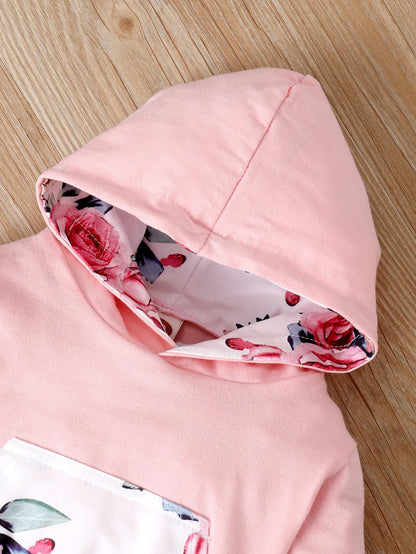 Ensemble de Vêtements à Capuche pour Bébé Fille de 0 à 18 Mois, Haut à Manches sulf, Pantalon, Bandeau de Sauna à Nministériels d Papillon, à la Mode, Automne, 3 Pièces