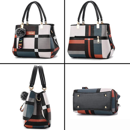 Sacs à bandoulière décontractés en cuir PU pour femmes, sac à main fourre-tout de luxe pour dames, grande capacité, sac initié au voyage