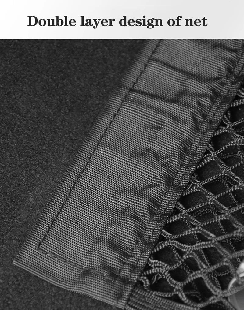 Filet de Rangement artificiel astique pour Siège Arrière de Voiture, Poche en Maille, Autocollant Magique, Sac Portable Universel, Accessoires